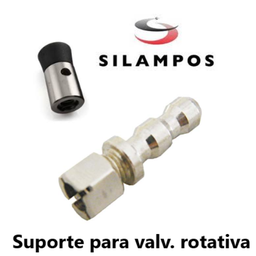 [SIL.112212] Suporte Valv.Rotativa Alu.220/245/270 Aço 220/245 Sil       