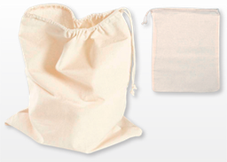 [107.93001011] Saco Para Pão Em Algodão C/Cordão 20X24Cm                   