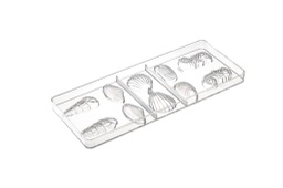 [107.M1061] Molde Para 10 Bombons Conchas                               