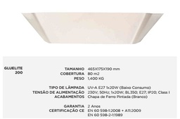 [100.110240] Insetocolador Gluelite 200 Branco                           